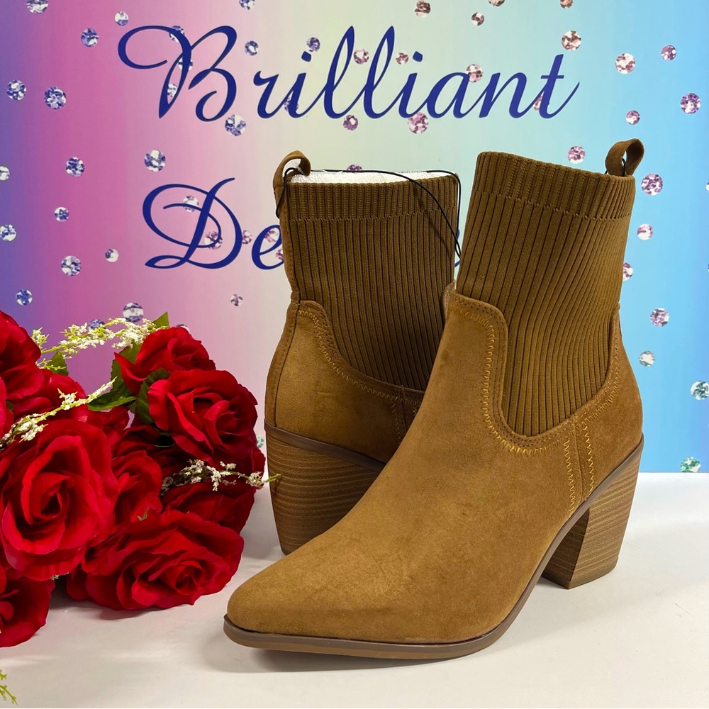 🍁MICROSUEDE WESTERN BOOTS